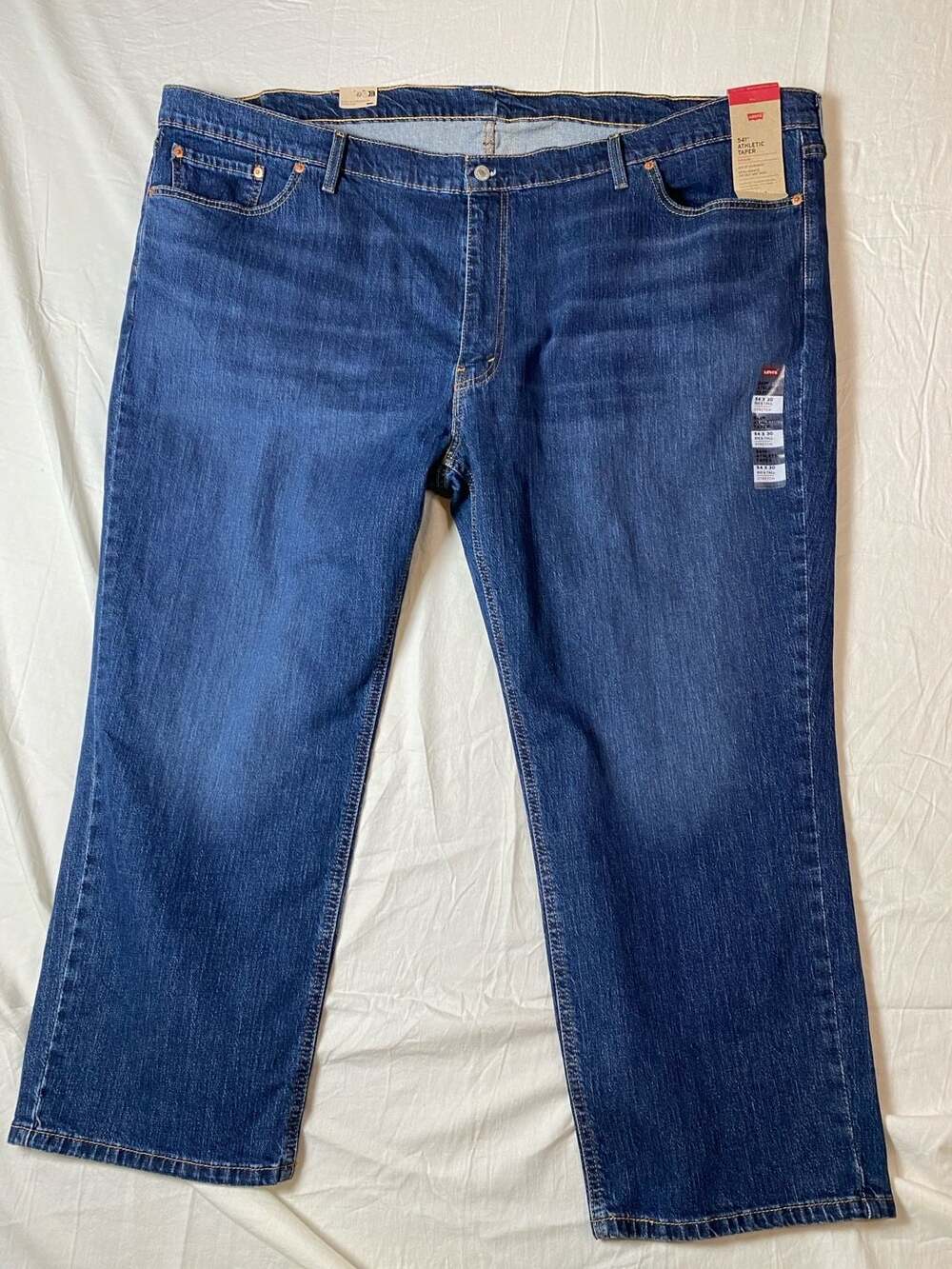 Levi's 541 Athletic Taper Jeans 54 x 30 Big & Tall Stretch (1317)